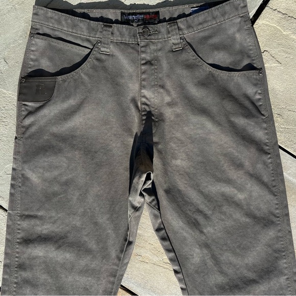 Upcycled Reworked Ripstop Utility Work Pants - Picture 3 of 8